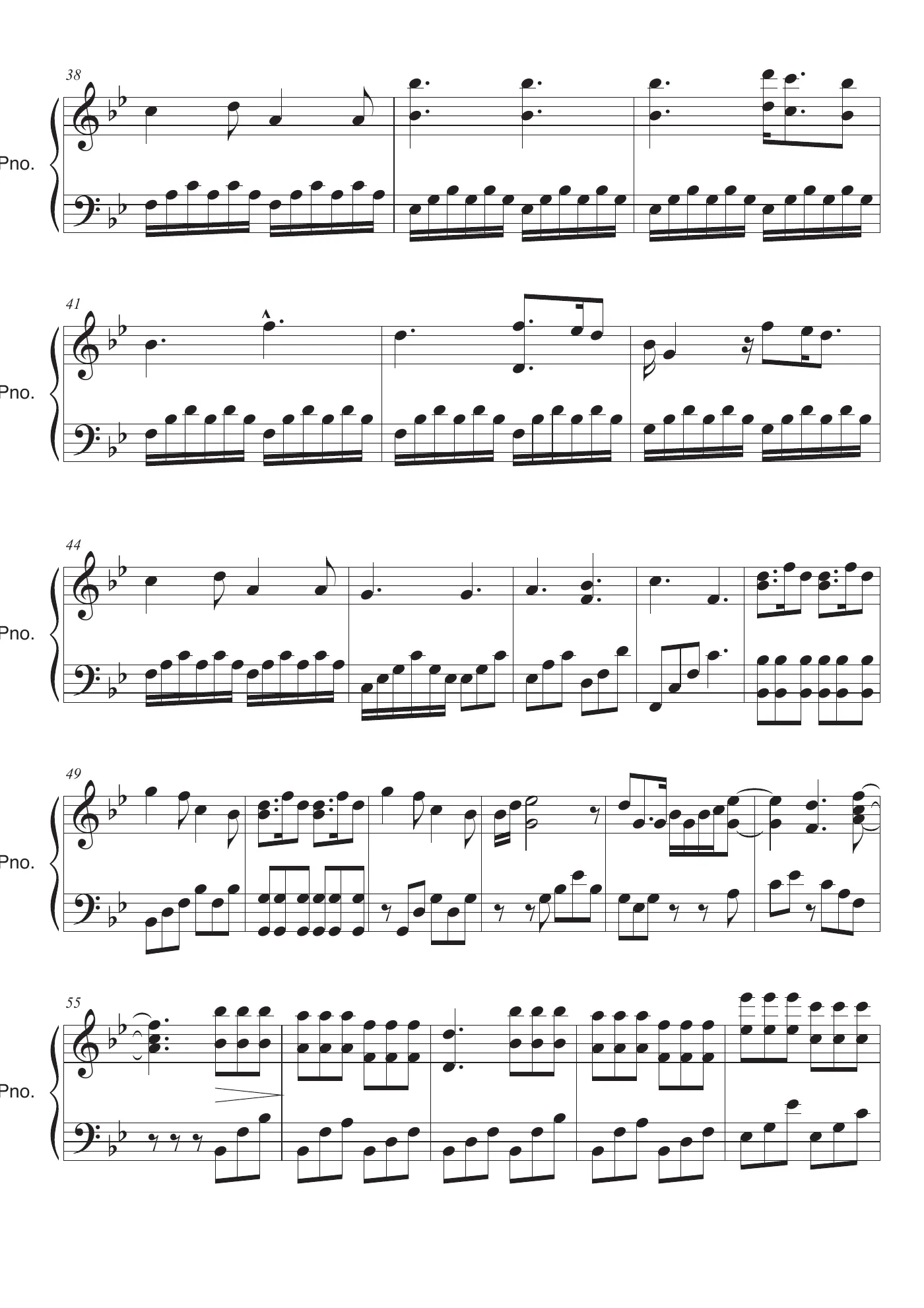 A Thousand Years Score – trang 3