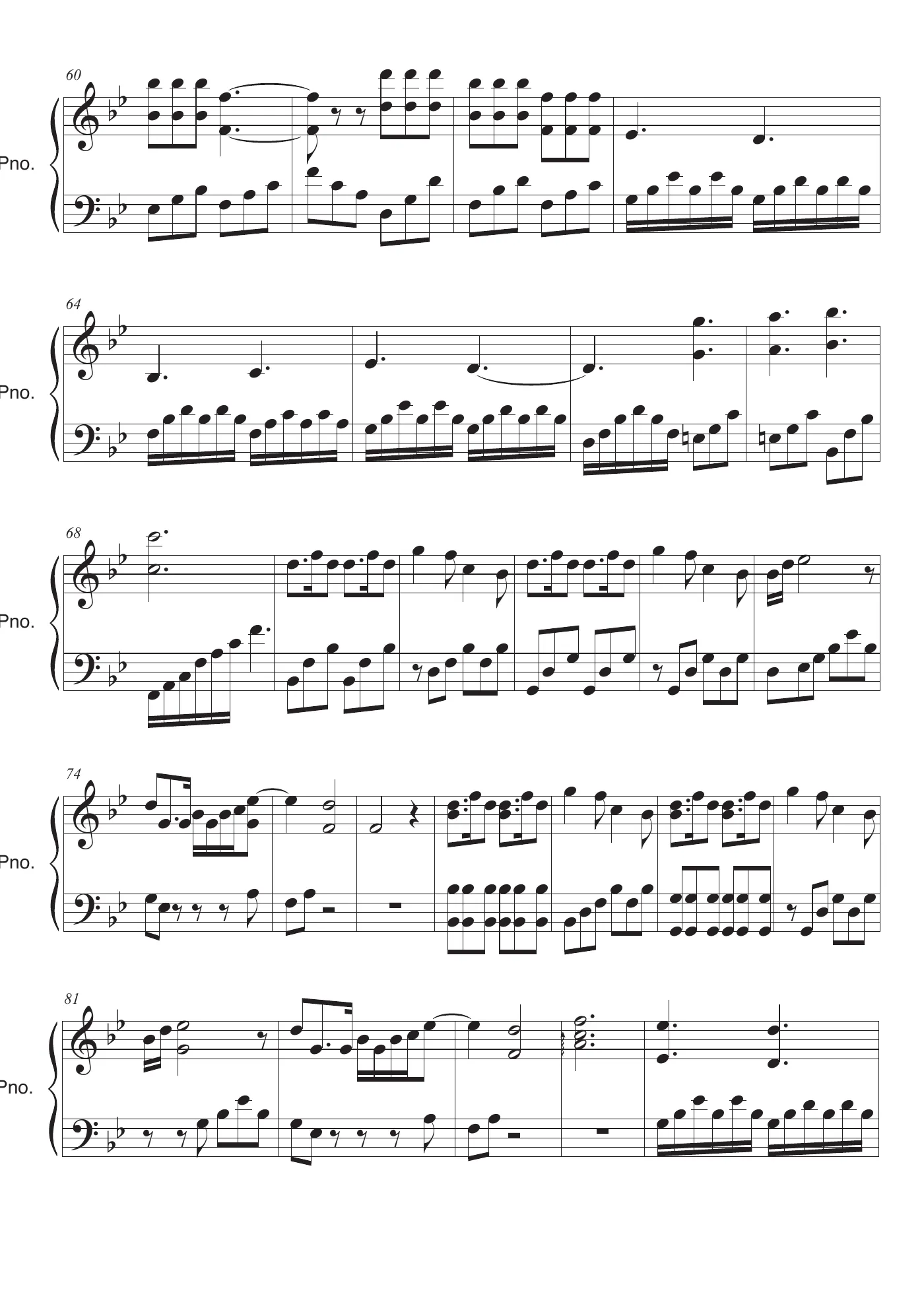 A Thousand Years Score – trang 4
