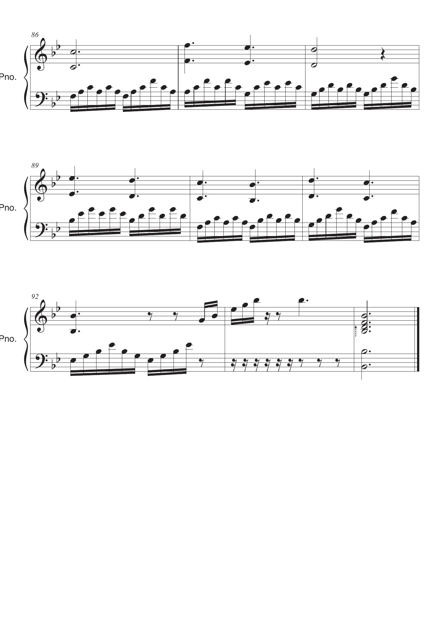 A Thousand Years Score – trang 5