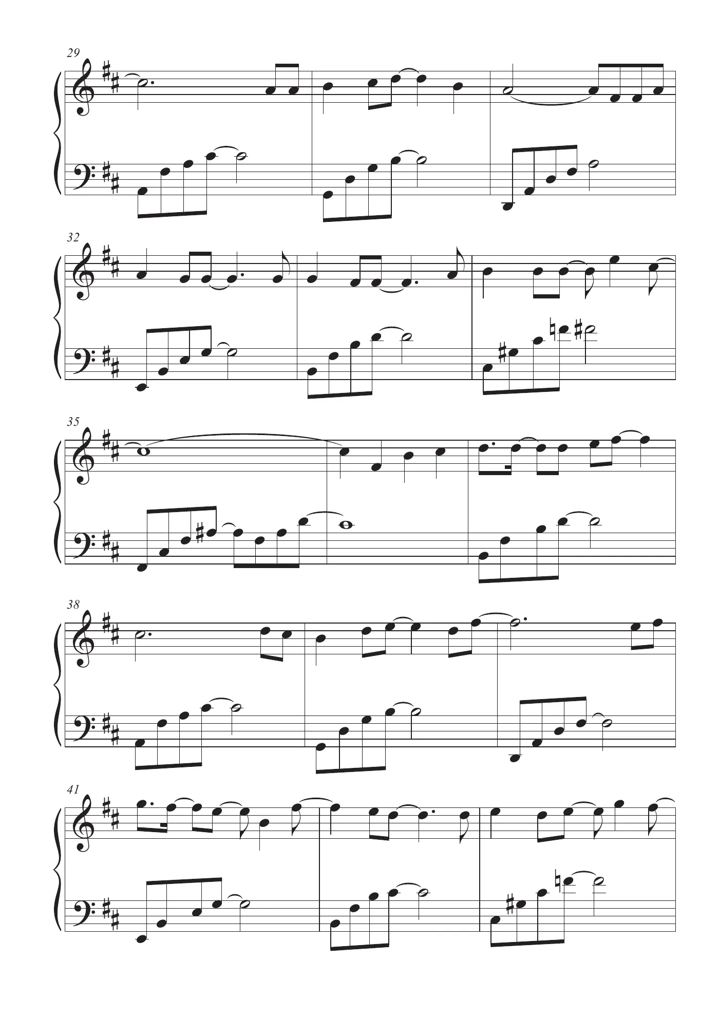 Dung Nhu Thoi Quen Piano Sheet – page 3