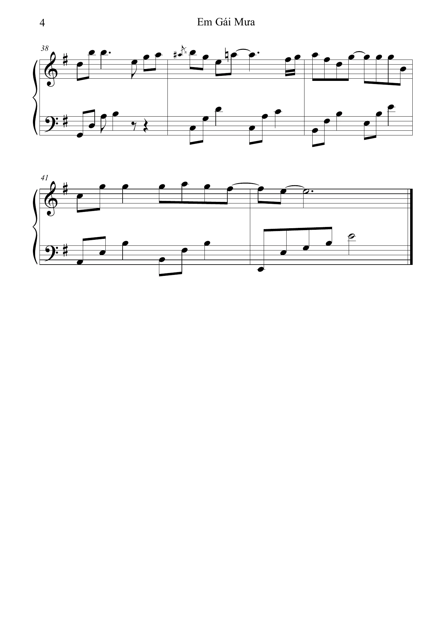 Em Gai Mua Piano Sheet – page 4