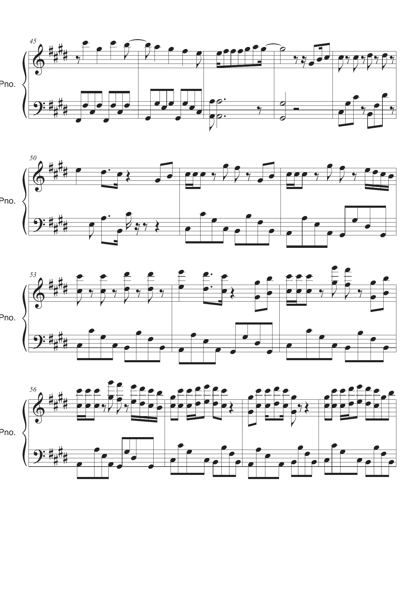 How Long Score – page 4
