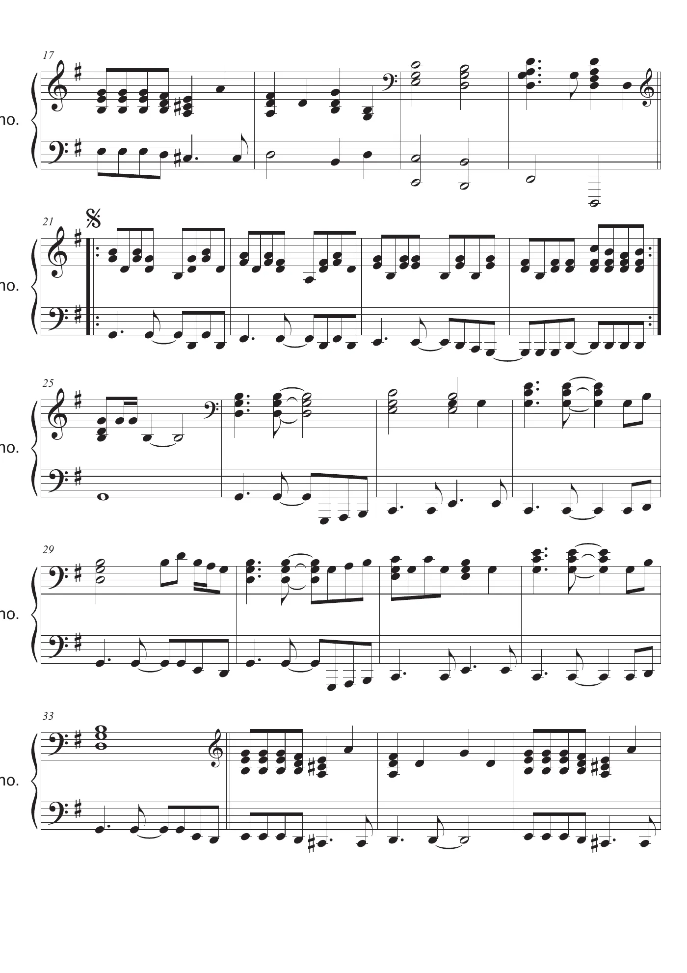 Just Give Me A Reason Score – page 2