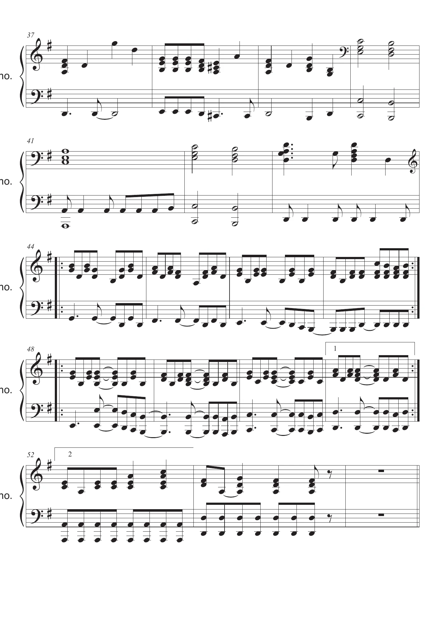 Just Give Me A Reason Score – page 3