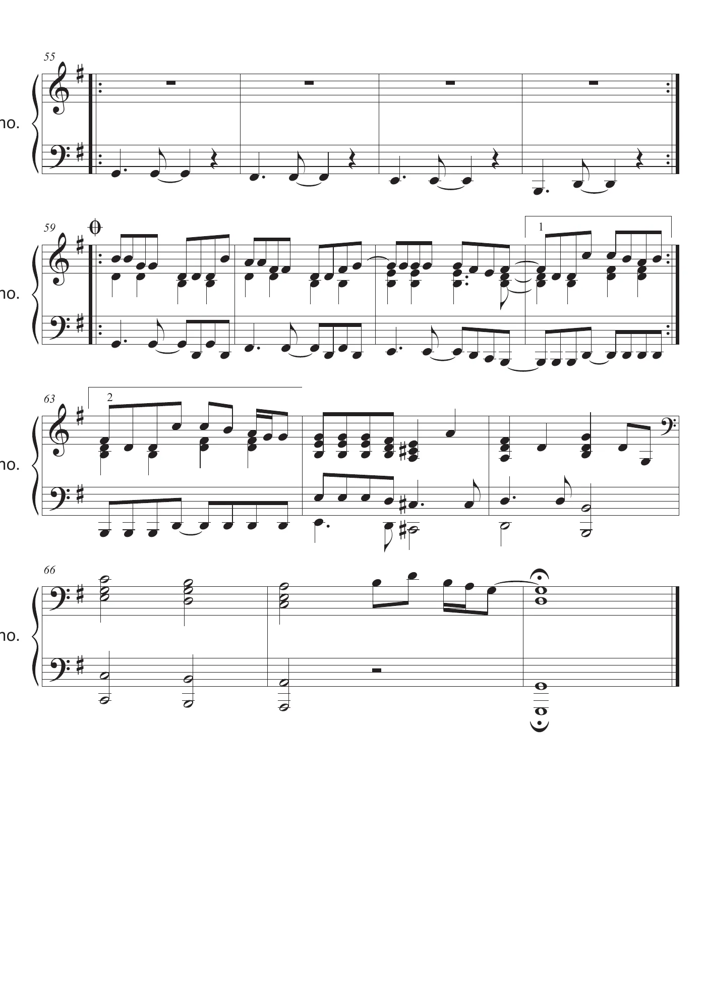 Just Give Me A Reason Score – page 4