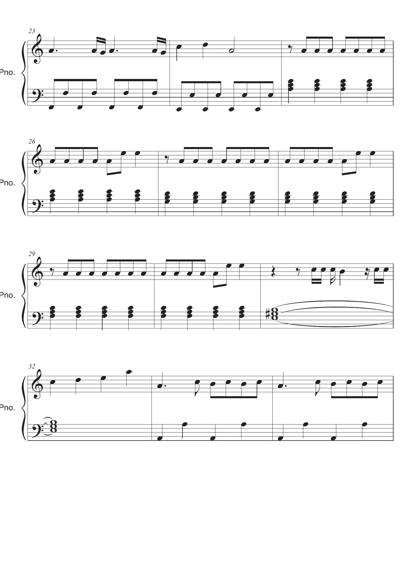 Look What You Made Me Do Score – page 2