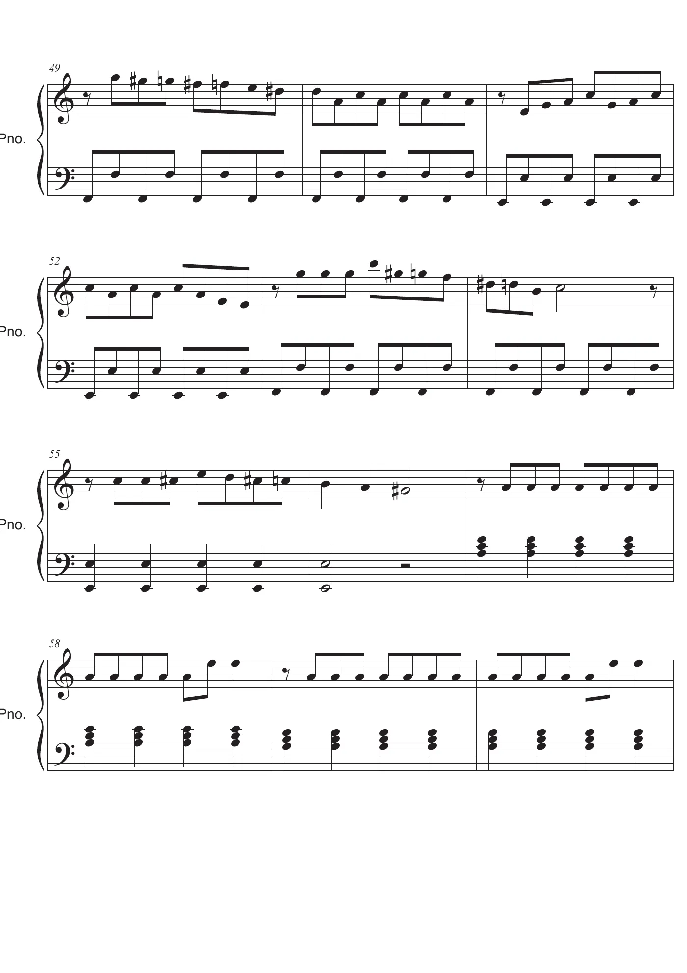 Look What You Made Me Do Score – page 4