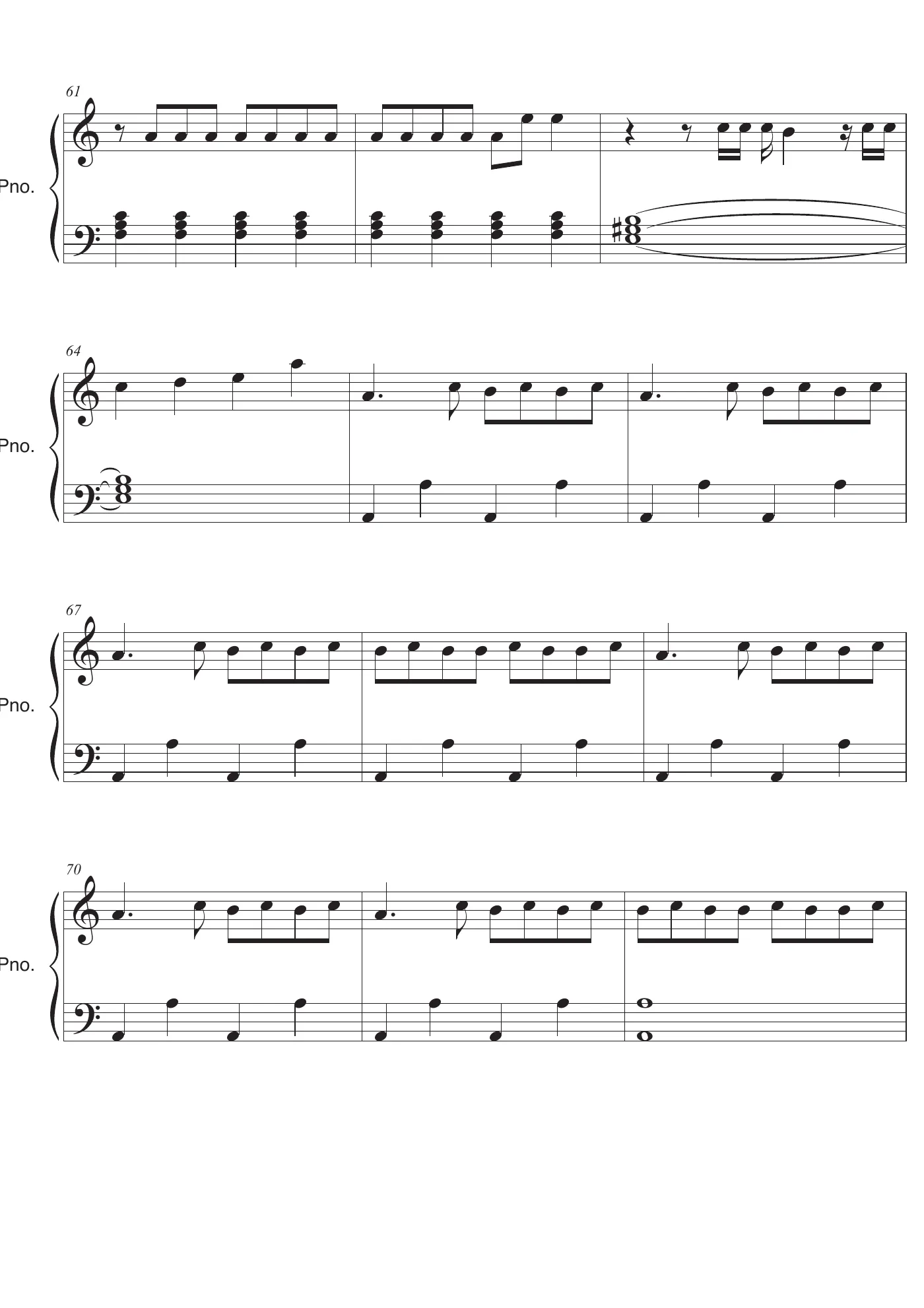 Look What You Made Me Do Score – page 5