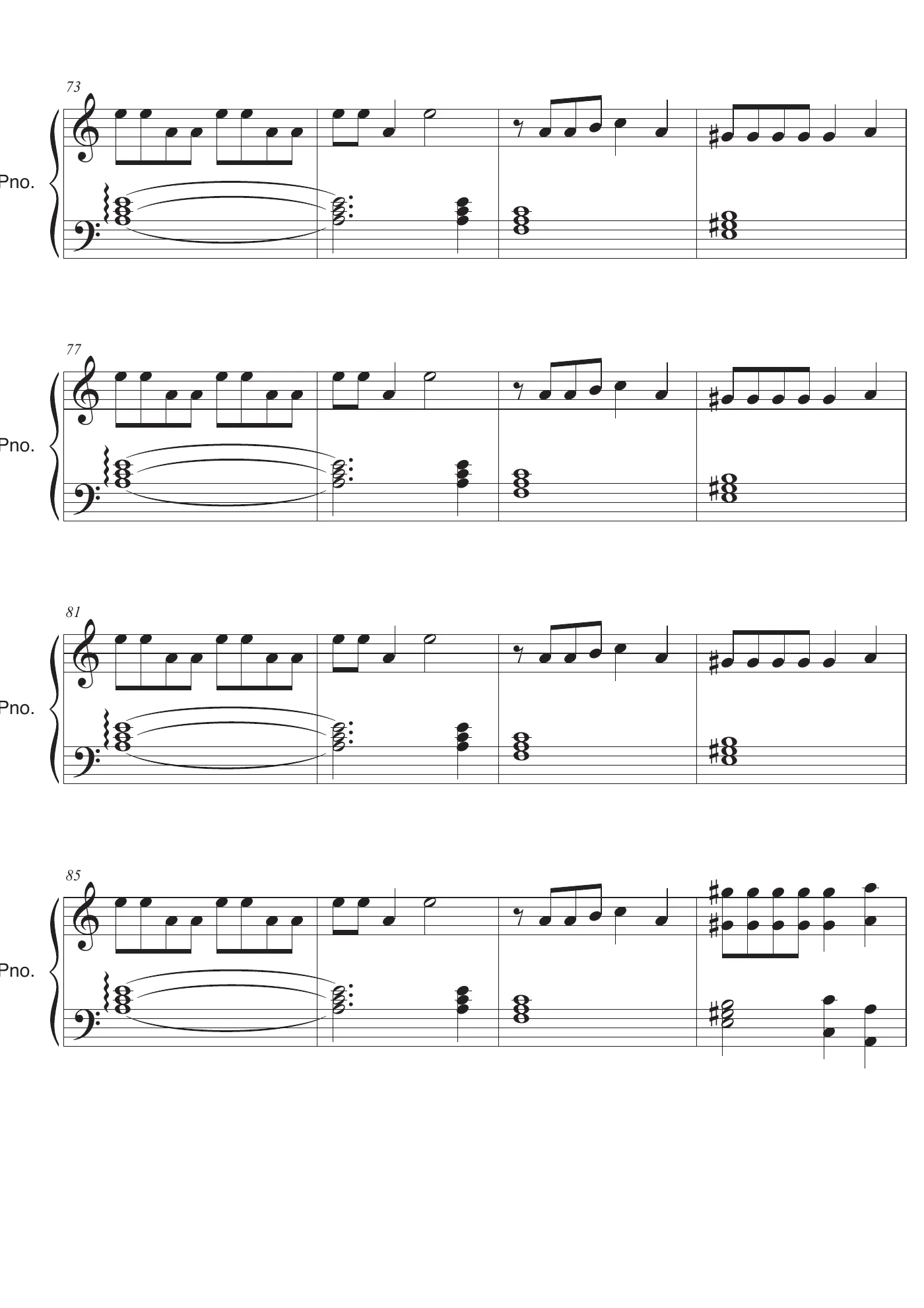 Look What You Made Me Do Score – page 6