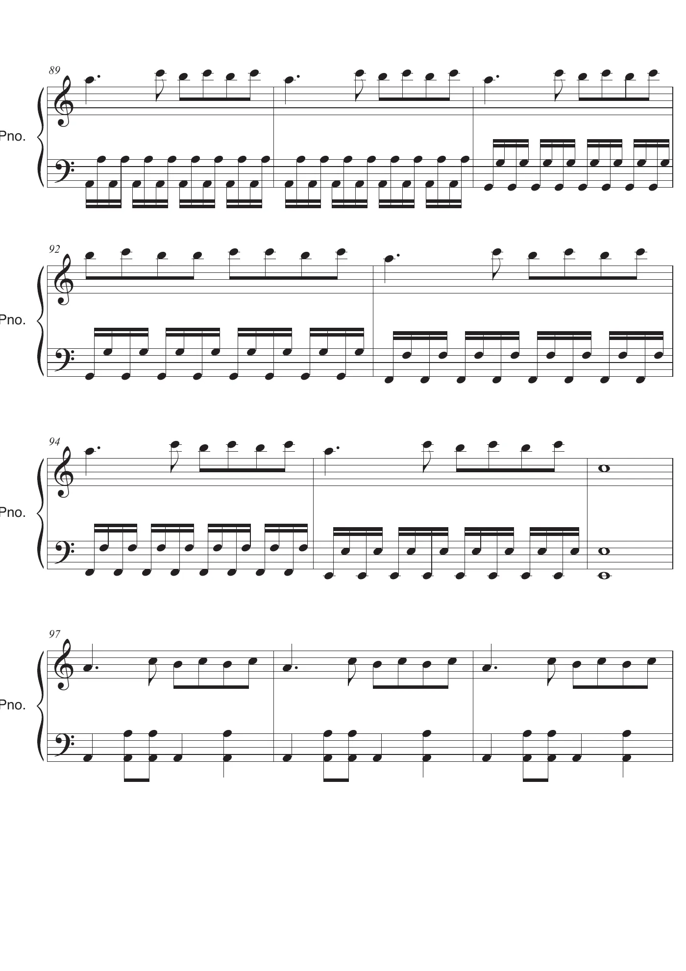Look What You Made Me Do Score – page 7