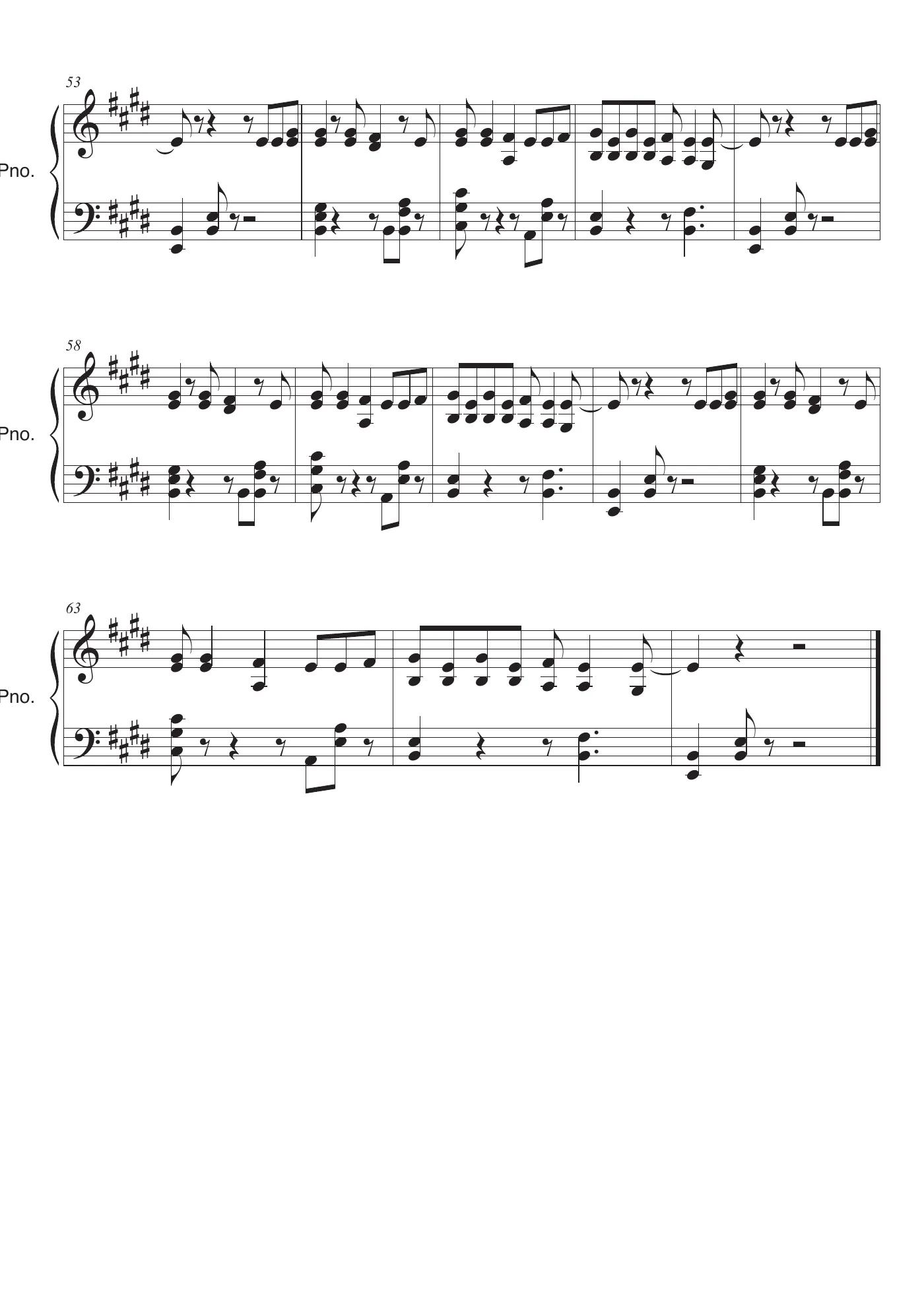 Love Yourself Score – page 4