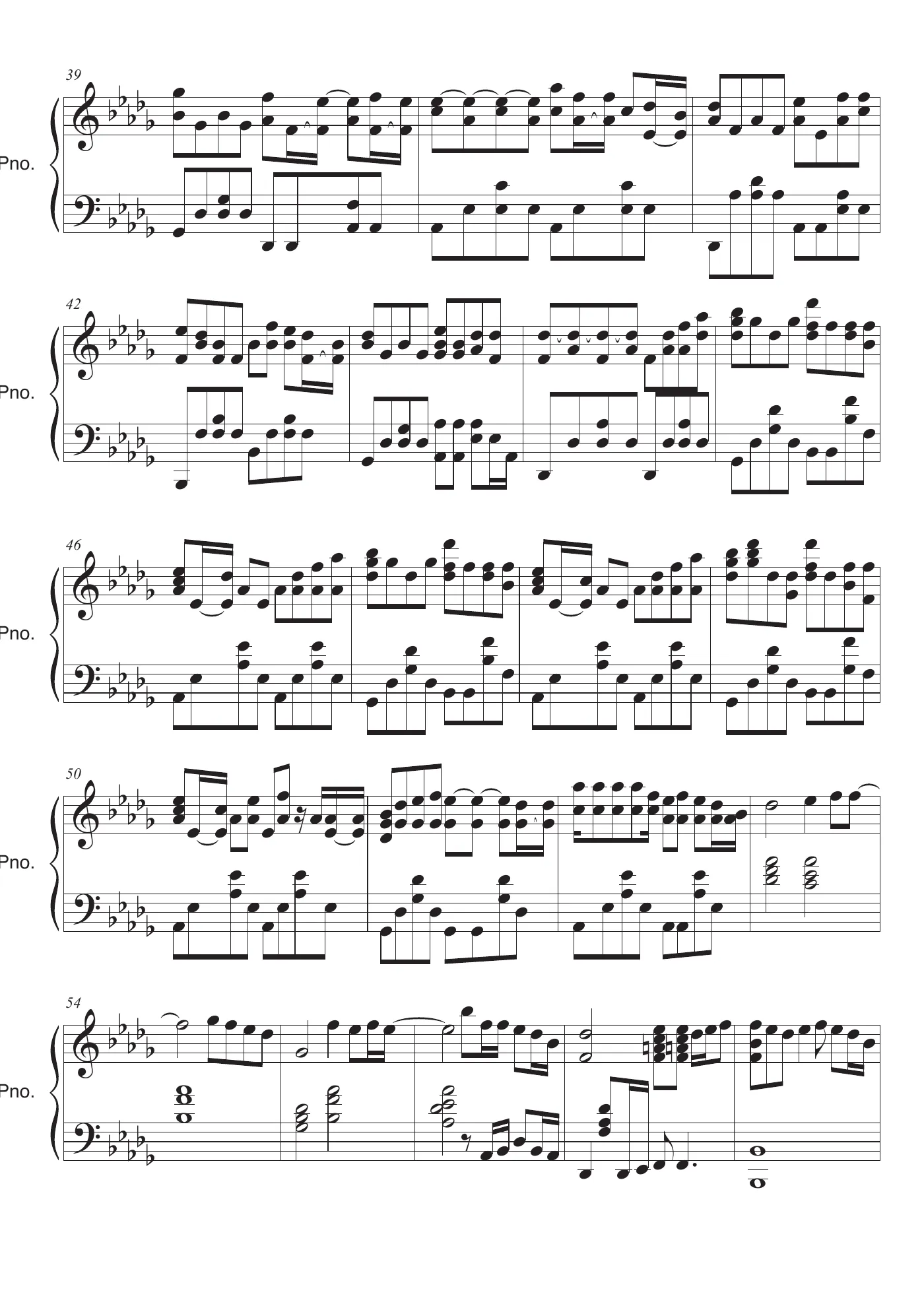 One Call Away Score – trang 3