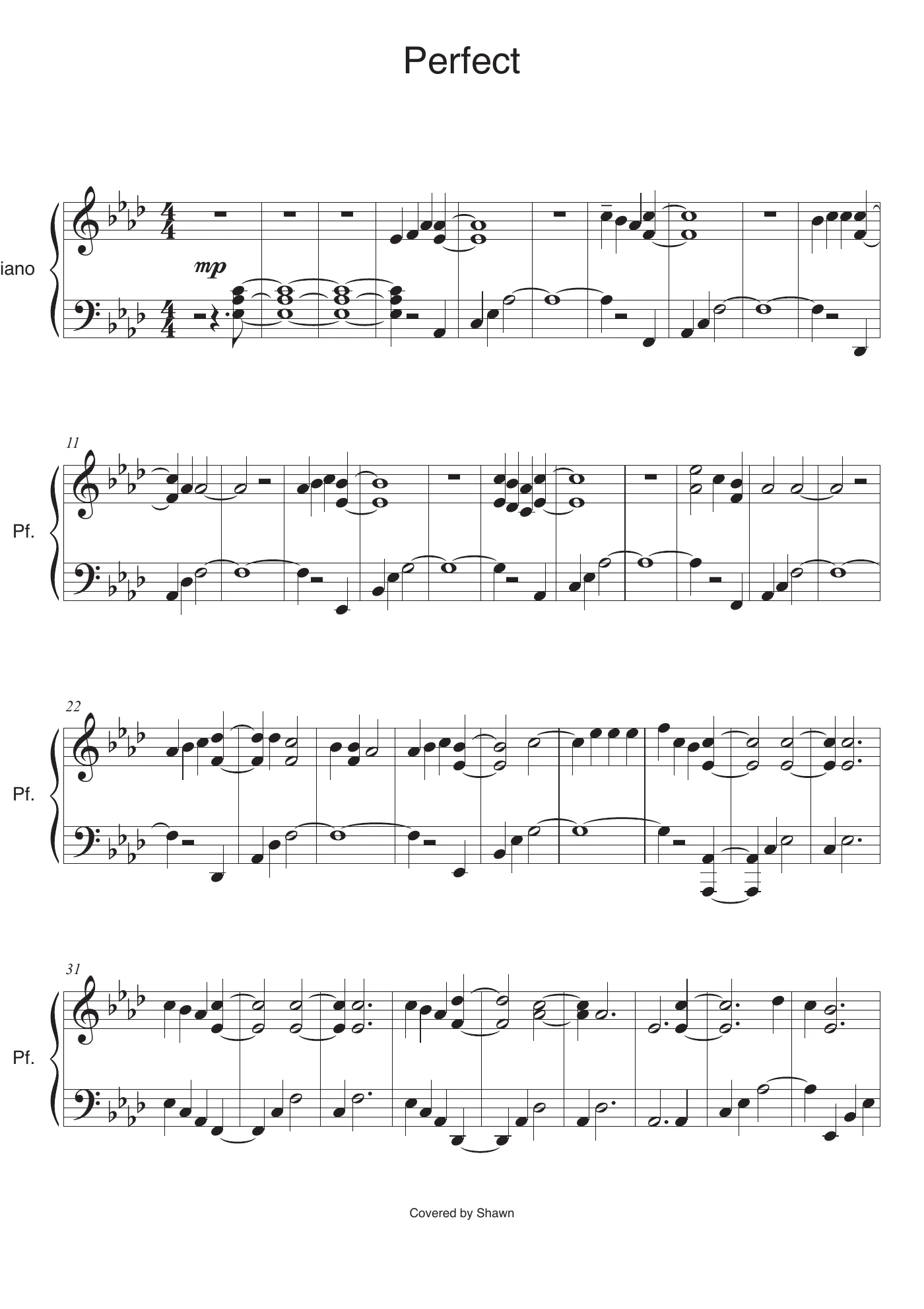 Perfect Score – page 1