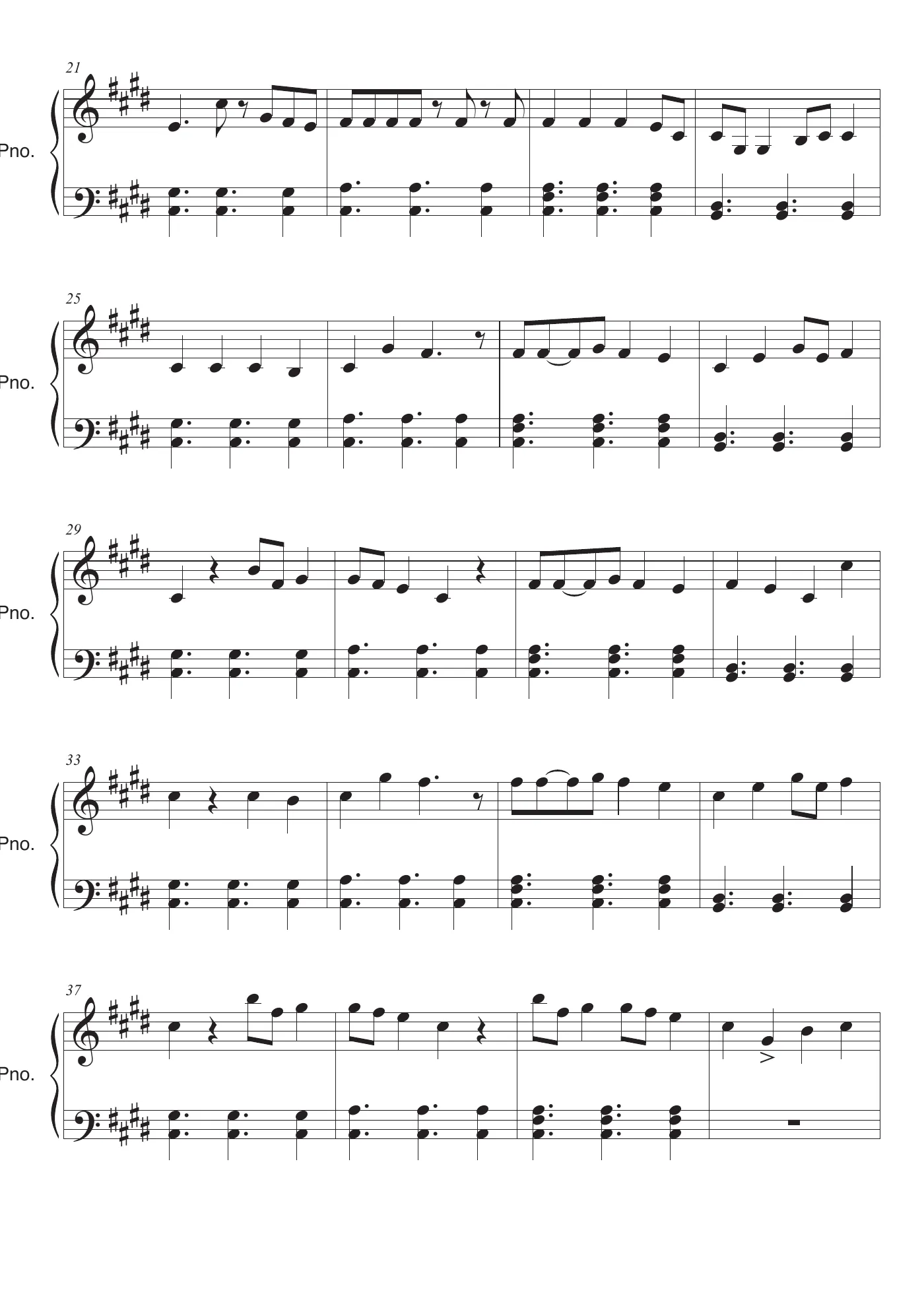 Shape Of You Score – trang 2