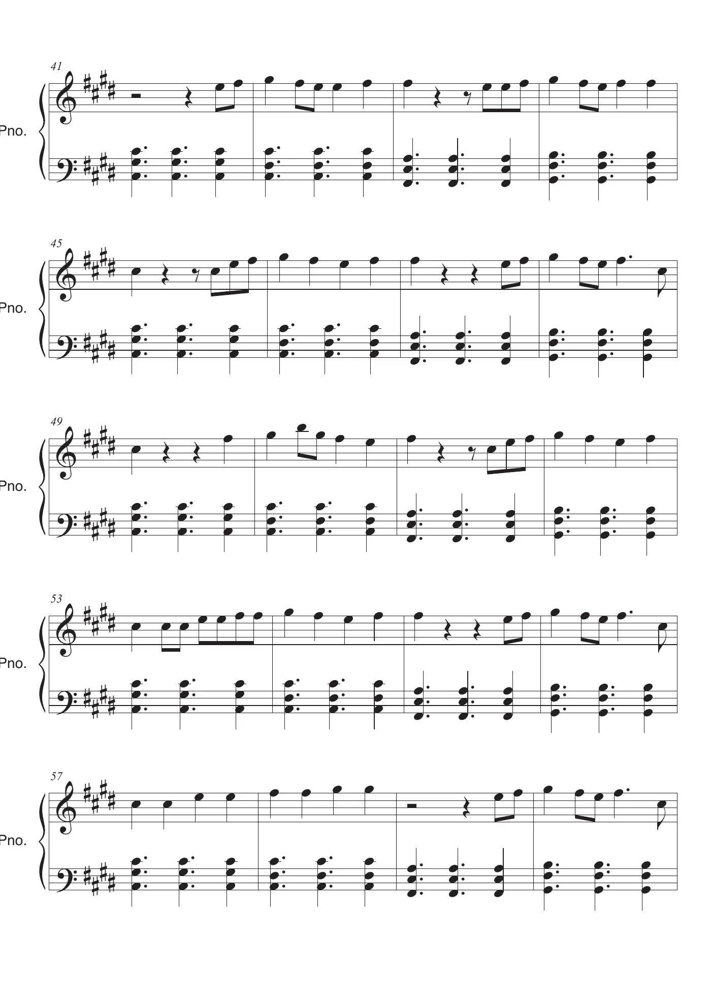 Shape Of You Score – trang 3