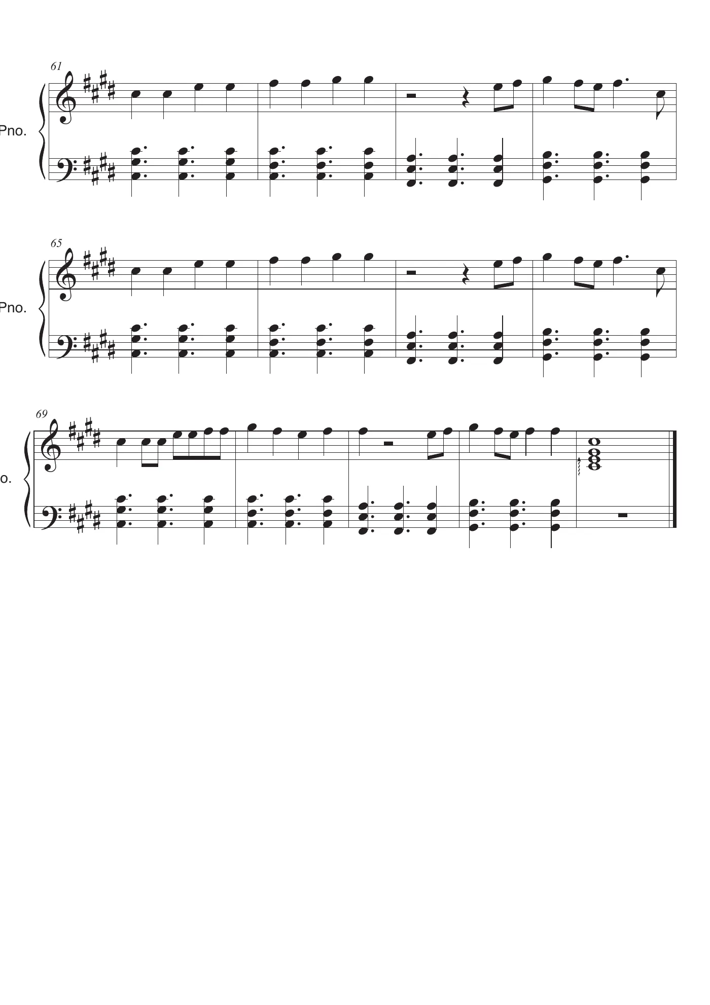 Shape Of You Score – trang 4