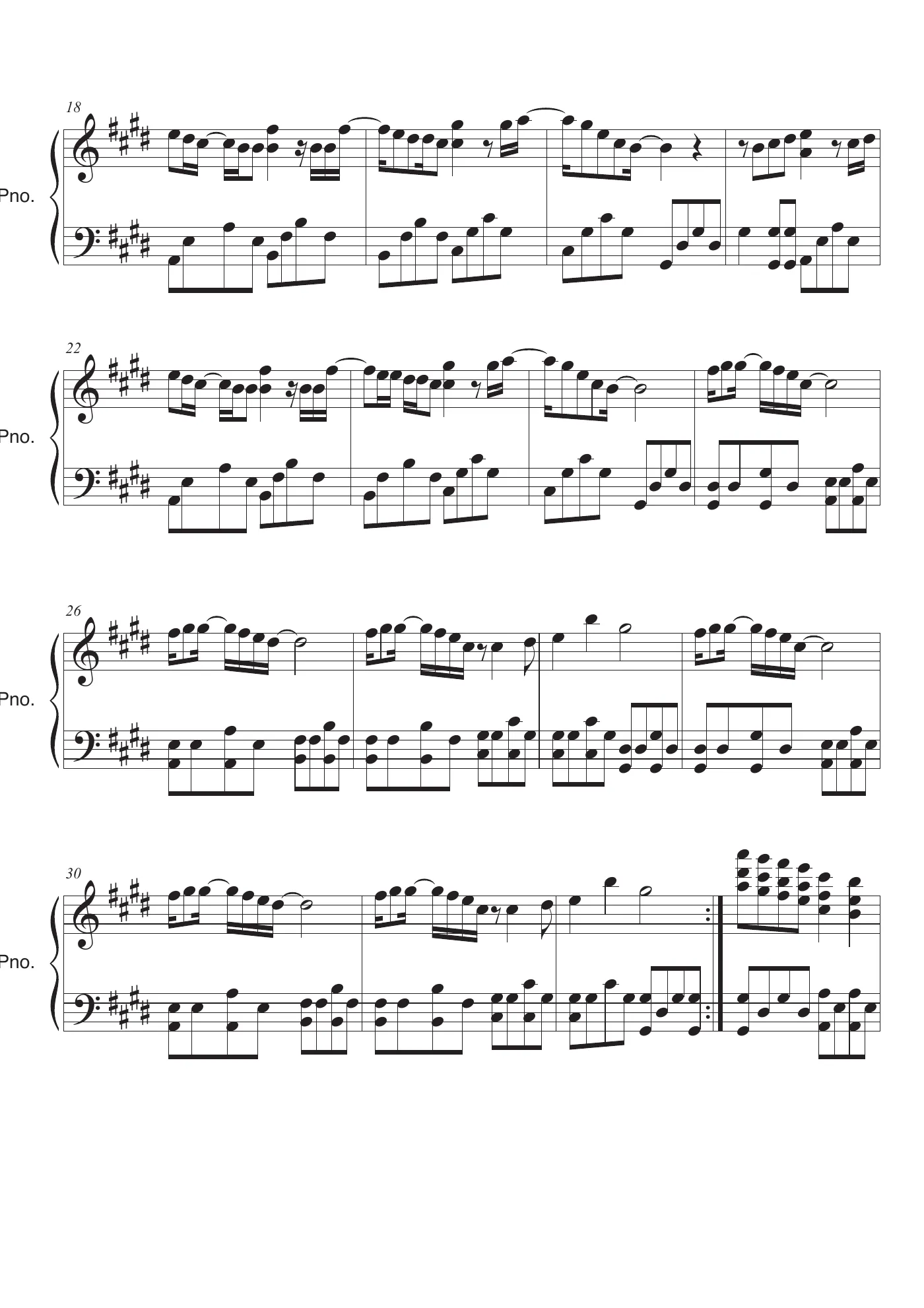 We Don t Talk Anymore Score – page 2