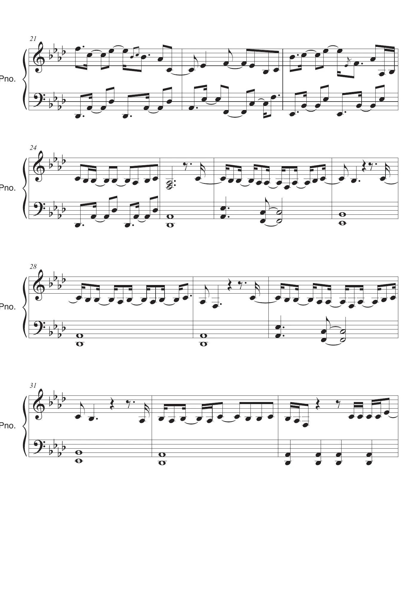 What Do You Mean Score – page 2