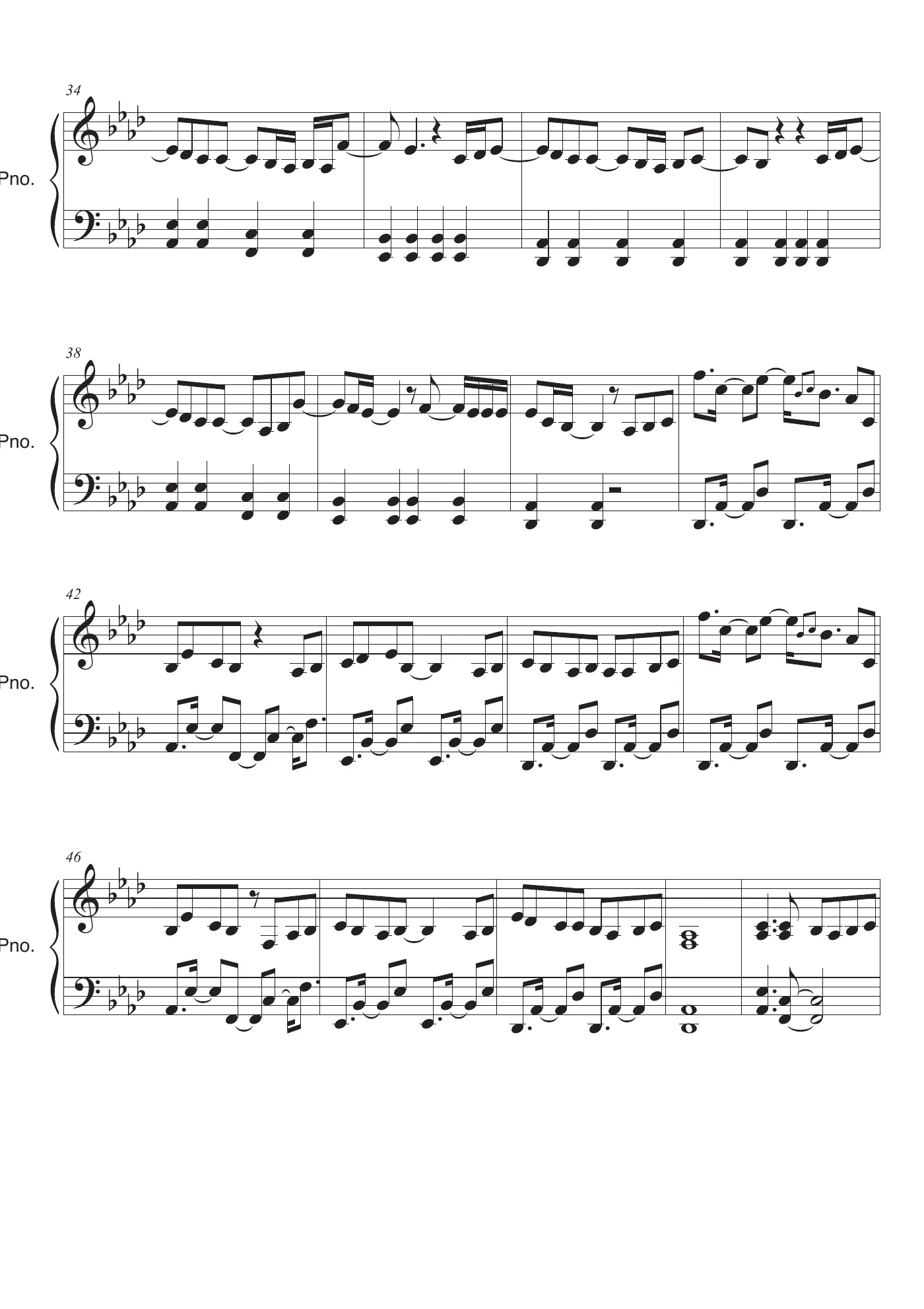 What Do You Mean Score – page 3