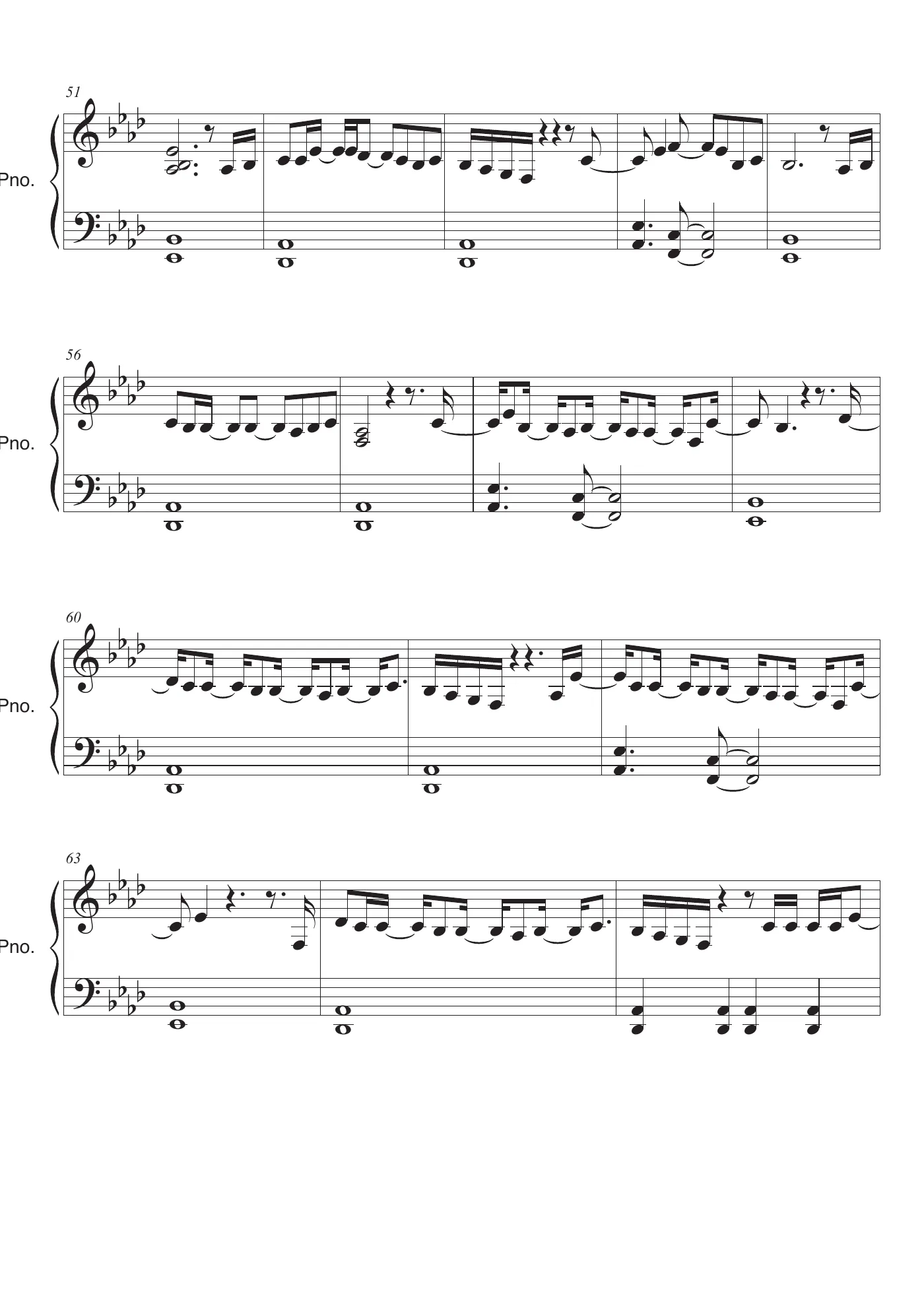 What Do You Mean Score – page 4