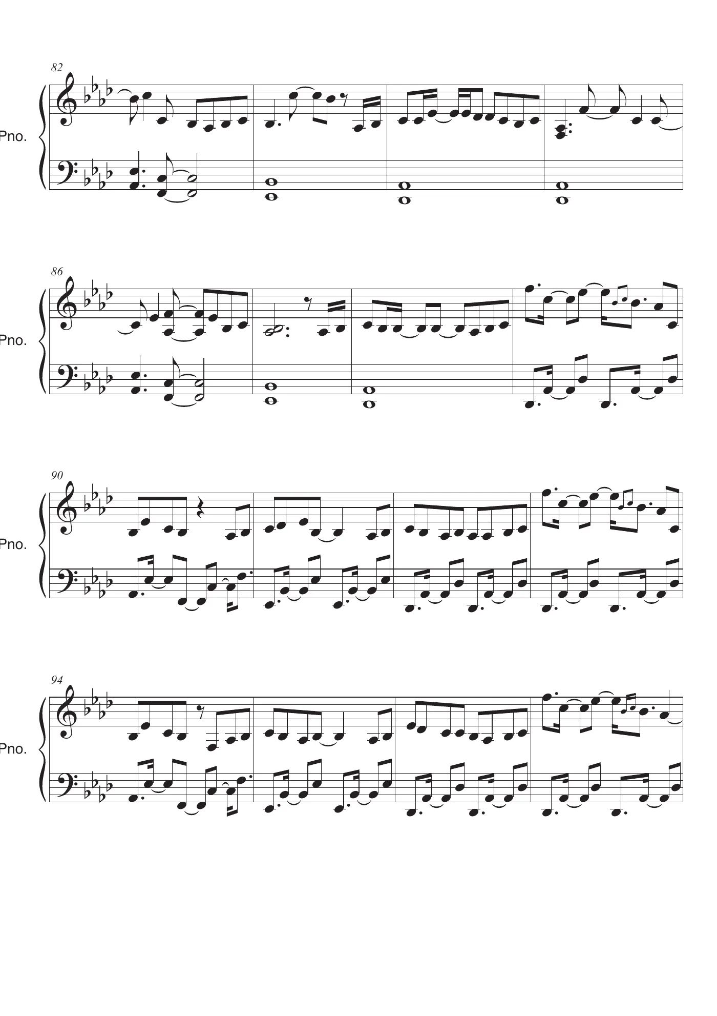 What Do You Mean Score – page 6